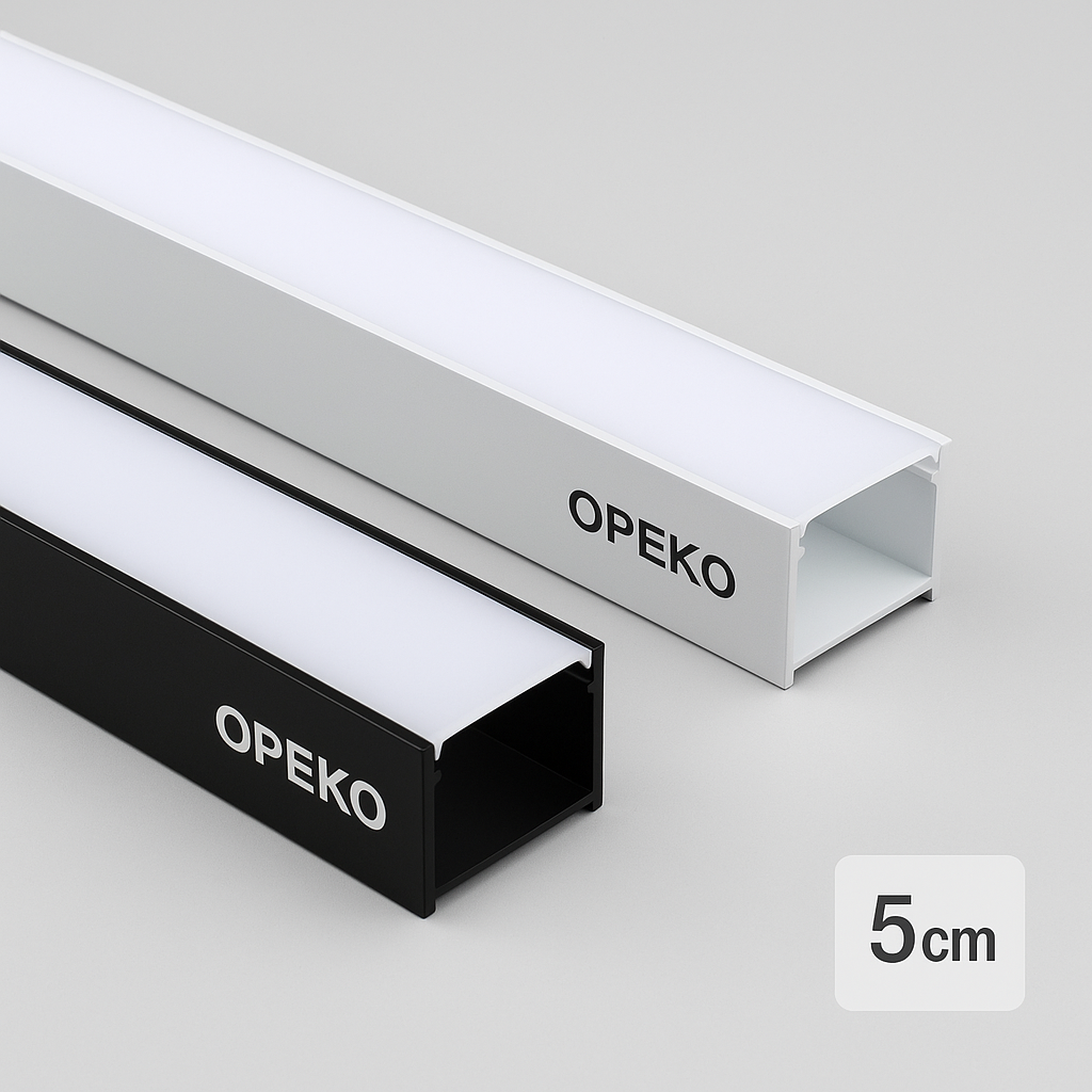 انارة بروفايل خطية - قياس 5 سم - كرستة وعمل