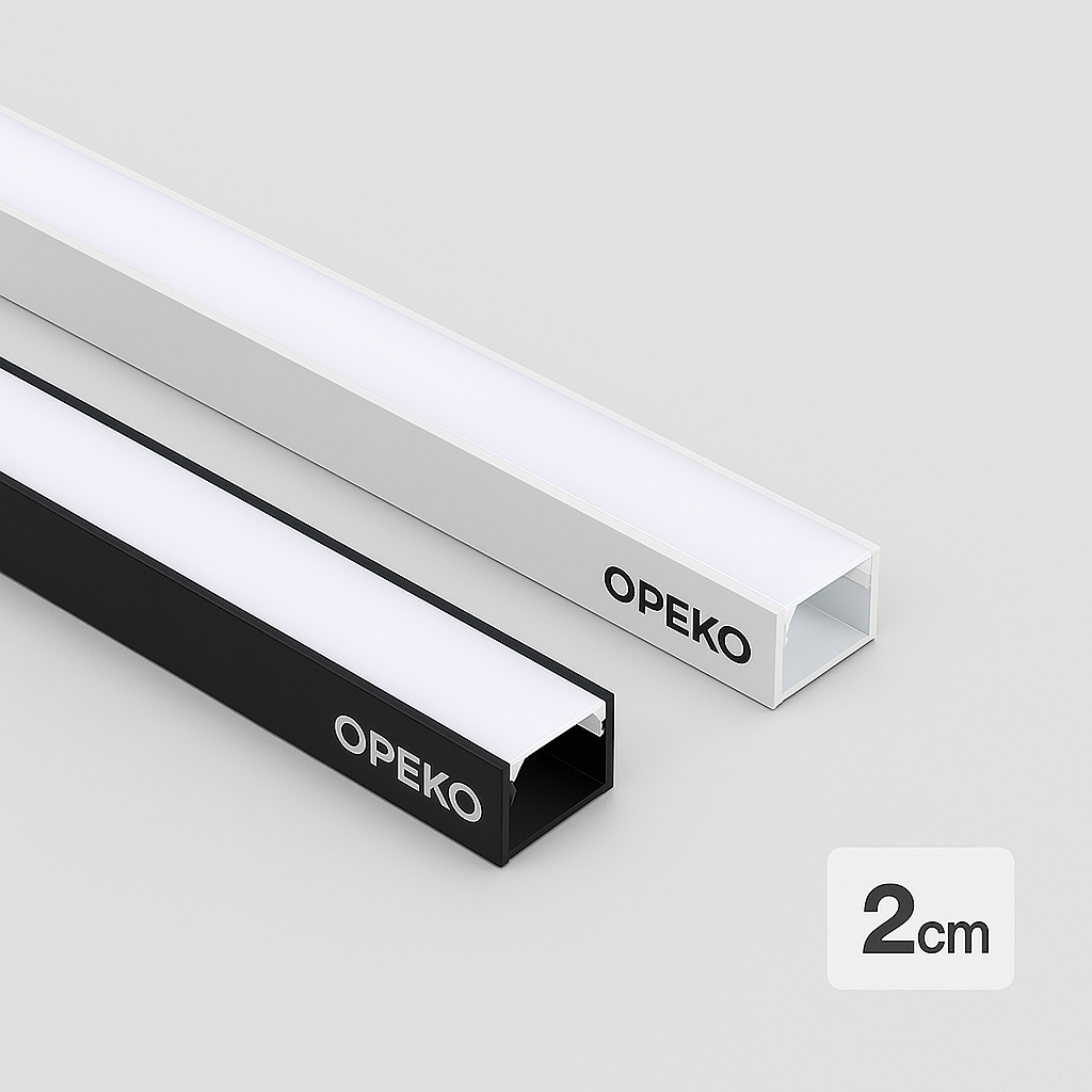 انارة بروفايل خطية - قياس 2 سم - كرستة وعمل